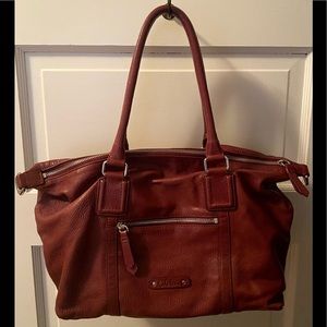 Cole Haan NWOT Leather Maroon Bag